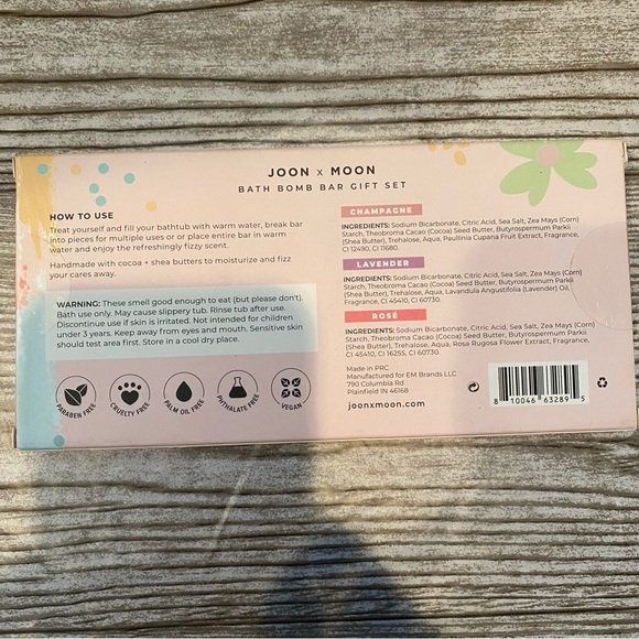 NEW Joon x Moon Treat Yourself Bath Bomb Bar Gift Set 14oz - Picture 3 of 3